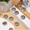 Gorgecraft 12 Sets 3 Colors Alloy Decorative Rivets FIND-GF0004-78-6