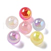 UV Plating Iridescent Acrylic Beads MACR-D032-04-1