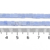Dyed Synthetic White Jade Imitation Blue Lace Agate Beads Strands G-B129-A02-01-5