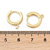 Brass Huggie Hoop Earring Findings KK-L152-20G-3