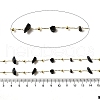 Handmade Natural Rutilated Quartz Chip Beaded Chains CHC-F020-09G-18-2