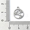 Non-Tarnish 304 Stainless Steel Charms STAS-C097-39P-3
