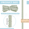 BENECREAT 10Pcs 10 Colors Nylon Elastic Flower Edge Lace Trim Ribbons DIY-BC0013-31-2