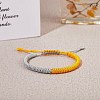 Nylon Threads Braided Bracelet BJEW-SW00058-1-5