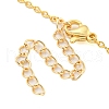 Brass Micro Pave Clear Cubic Zirconia Pendant Necklaces NJEW-M220-01B-G-3
