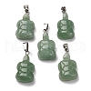 Natural Green Aventurine Pendants G-B127-06P-05-2