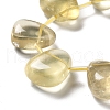 Natural Lemon Quartz Beads Strands G-P528-E01-01-3