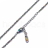 Ion Plating(IP) 304 Stainless Steel Rope Chain Necklace for Men Women NJEW-K245-010B-2