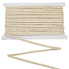 10 Yards Flat Polyester Metallic Braided Cord OCOR-WH0090-054-1