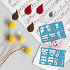 Acrylic Earring Handwork Template DIY-WH0359-065-6