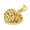 PVD Vacuum Plating 304 Stainless Steel Pendants STAS-L275-07G-02-2