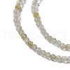 Natural Gold Rutilated Quartz Beads Strands G-F596-25B-2mm-3