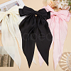 CRASPIRE Cloth Big Bowknot Hair Barrettes AJEW-CP0008-41A-02-4