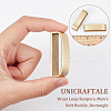 Unicraftale 2Pcs Brass Loop Keepers FIND-UN0002-55A-4