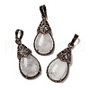Natural Quartz Crystal Pendants G-H065-01R-22-1