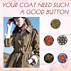 Olycraft 20Pcs 5 Colors Alloy Enamel Shank Buttons BUTT-OC0001-43-6