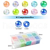 3000Pcs 10 Colors Eco-Friendly Transparent Acrylic Beads TACR-CJ0001-15-2