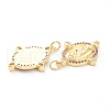 Brass Micro Pave Cubic Zirconia Pendants ZIRC-P200-09A-G-2