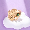 304 Stainless Steel Adjustable Cuff Rings for Women RJEW-B126-05G-01-2
