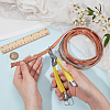 4M Flat Bare Copper Braided Cable Wire KK-WH0054-80C-3
