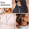 40Pcs 8 Styles Tibetan Style Alloy Pendants TIBEP-YW0001-88-6