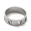 201 Stainless Steel Finger Rings RJEW-G278-23P-2