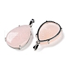 Natural Rose Quartz Pendants G-U002-01P-G-2