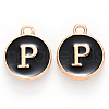Golden Plated Alloy Charms ENAM-SZ0001-25B-P-2