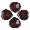 Mother's Day Gifts Natural Mahogany Obsidian Thumb Worry Stone G-N0325-01G-1