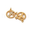 304 Stainless Steel Rhinestone Pendants STAS-U061-10G-2