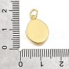 Brass Micro Pave Cubic Zirconia Pendants KK-V007-009G-01-3
