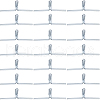 Gorgecraft 100Pcs Carbon Steel Lawn Chair Webbing Clips for Macrame Chair Frame FIND-GF0005-82-1