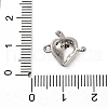Brass Micro Pave Clear Cubic Zirconia Fruit Connector Charms KK-I276-15P-A02-3