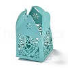 Laser Cut Paper Hollow Out Heart & Flowers Candy Boxes CON-C001-05-4