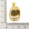 Ion Plating(IP) 304 Stainless Steel Pendants STAS-R231-07A-G-3