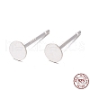 925 Sterling Silver Stud Earring Findings STER-S002-44-5