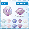 SUNNYCLUE 80Pcs Pinted Acrylic Bead OACR-SC0001-77-2