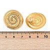 304 Stainless Steel Vortex Spiral Stud Earrings EJEW-C143-02G-2
