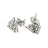 Non-Tarnish 304 Stainless Steel Stud Earrings EJEW-K285-08P-2