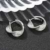 Brass Hoop Earrings EJEW-D320-08P-2