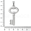 304 Stainless Steel Big Pendants STAS-G346-36P-3