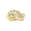 Brass Micro Pave Cubic Zirconia Pendants KK-P290-48G-2