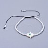 Adjustable Nylon Thread Braided Beads Bracelets BJEW-JB04370-2