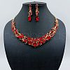 Alloy Rhinestone Jewelry Sets FS-WG8C091-10-1