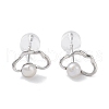 Natural Pearl Stud Earrings for Women EJEW-C083-07D-P-1