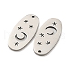 316L Surgical Stainless Steel Pendants STAS-K280-06B-P-2