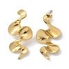 304 Stainless Steel Stud Earrings EJEW-K302-02G-4