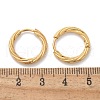 304 Stainless Steel Twist Hoop Earrings for Women EJEW-A130-02B-G-3