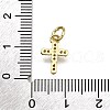 Brass Micro Pave Cubic Zirconia Pendants KK-Z100-39G-02-3
