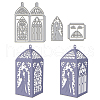 Wedding Theme Carbon Steel Cutting Dies Stencils DIY-WH0309-1565-1